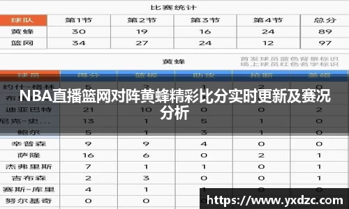 NBA直播篮网对阵黄蜂精彩比分实时更新及赛况分析
